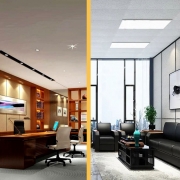 Comparison between LED Panel Light & LED Downlight